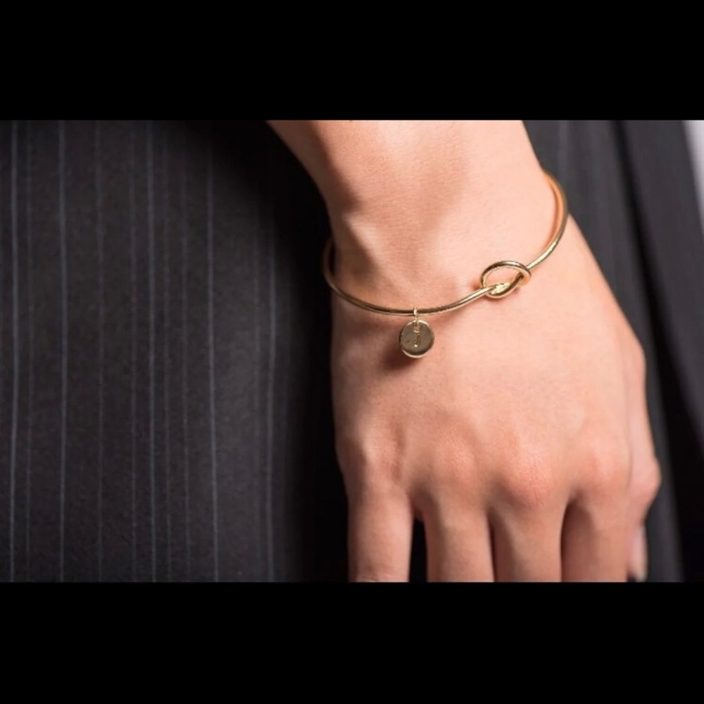 Infinity knot initial J bracelet/bangle! - Picture 3 of 3